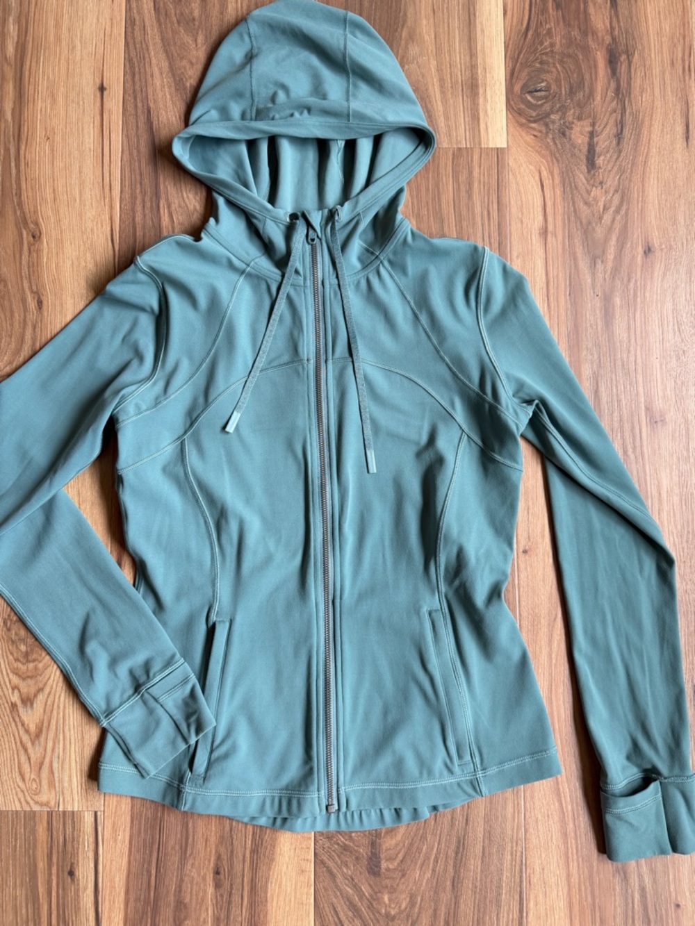 lululemon athletica Teal Green Full-Zip Hoodie